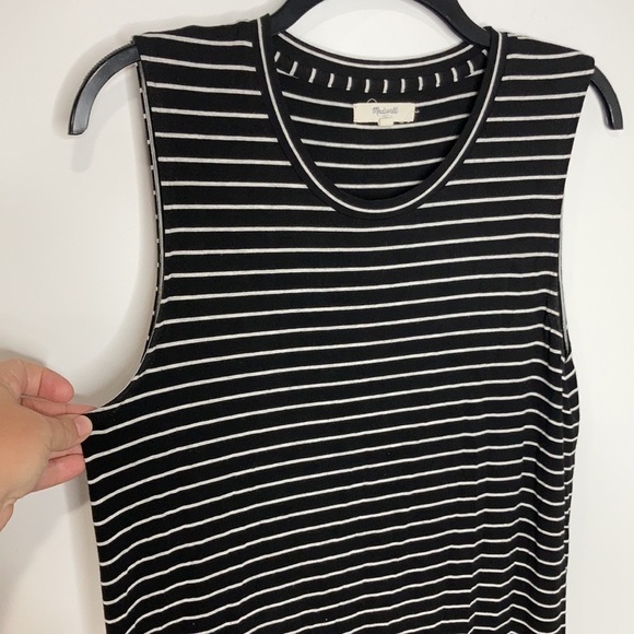 Madewell striped tank dress size medium - Picture 4 of 9